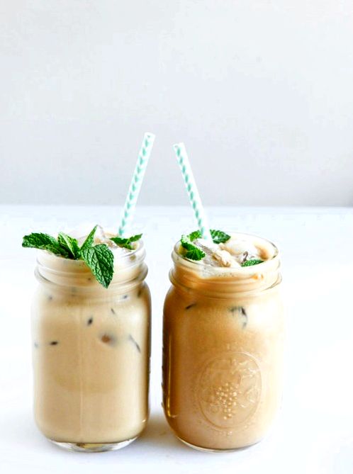 10 Fabulous Coffee Recipes- Fresh Mint Iced Coffee