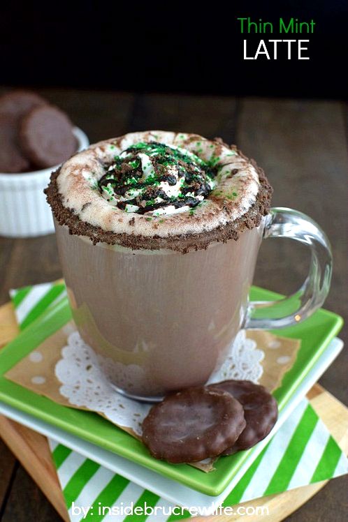 10 Fabulous Coffee Recipes- Thin Mint Latte