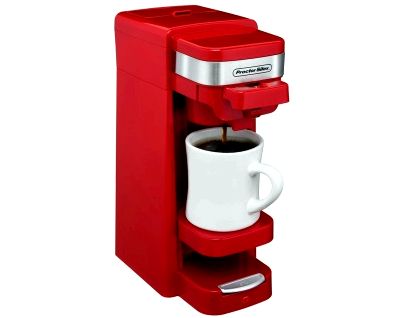 Single-Serve Coffee Maker (red)-49977