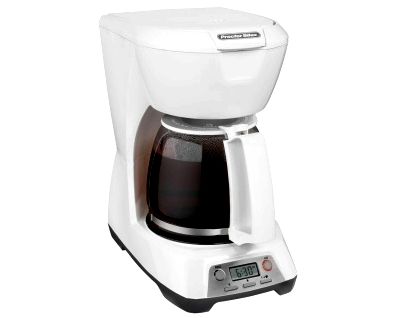 Programmable 12 Cup Coffee Maker (white)-43671