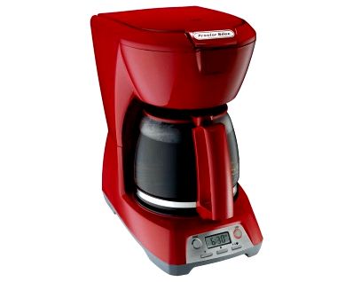 Programmable 12 Cup Coffee Maker (red)-43673