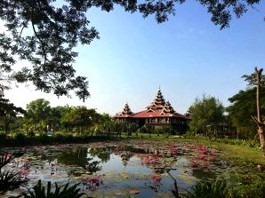 Mrauk U hotel - Mrauk U Princess Resort view