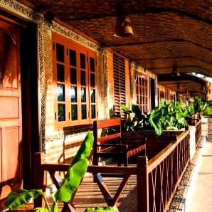 Rooms at Hsipaw Resort in Myanmar