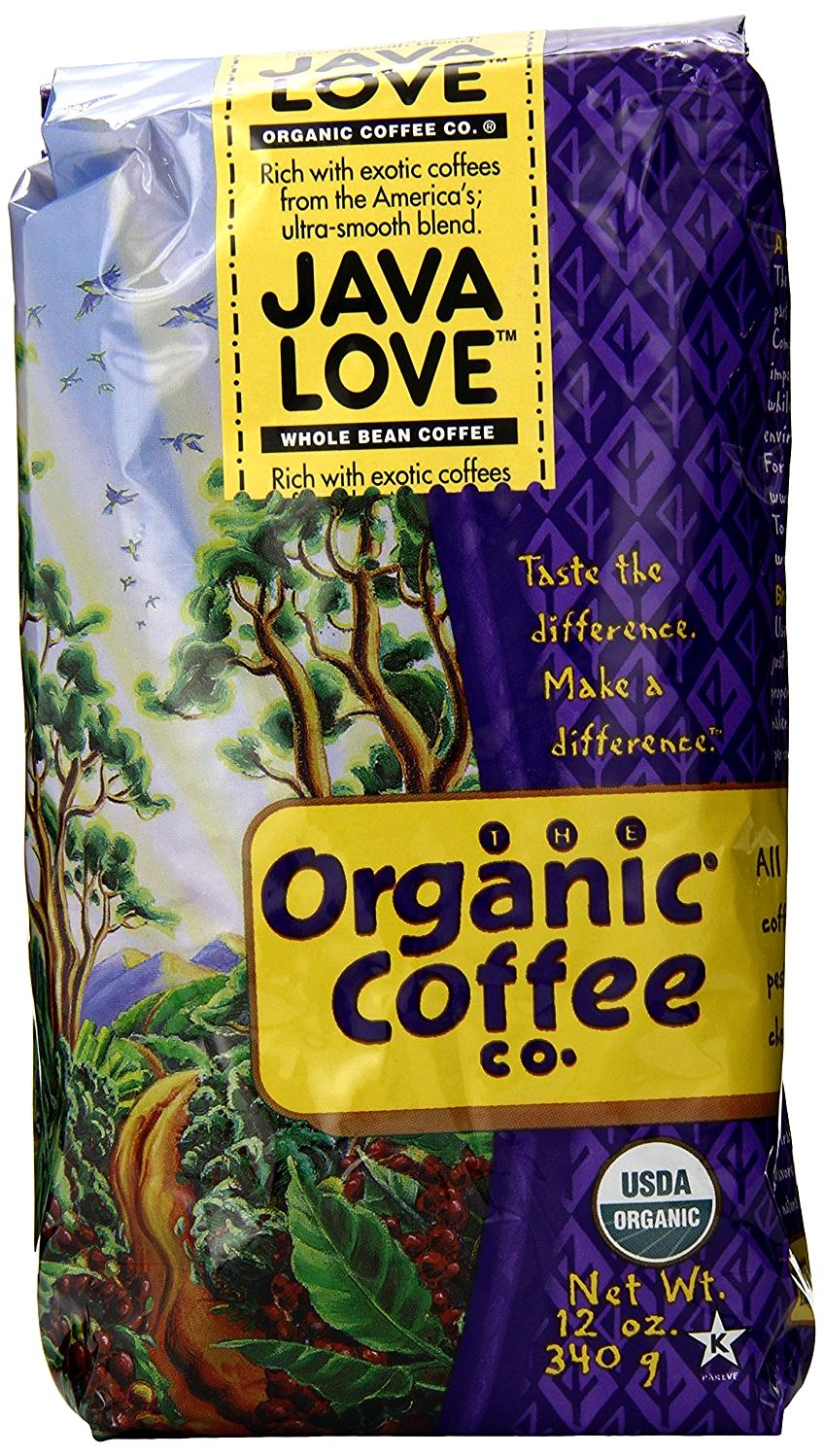 The organic coffee co ground coffee java love -- 12 oz - vitacost so great