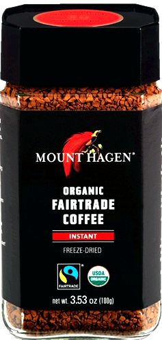 The very best instant coffee is mount hagen Mount Hagen